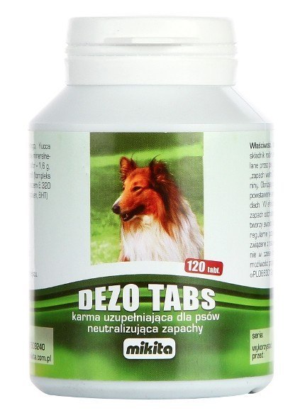 Mikita Dezotabs 120 tabletek - neutralizuje zapachy Mikita Dezotabs 120 tabletek - neutralizuje zapachy