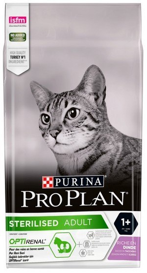 Purina Pro Plan Cat Sterilised Renal Adult Indyk 1,5kg Purina Pro Plan Cat Sterilised Renal Adult Indyk 1,5kg