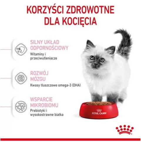 Royal Canin Kitten karma sucha dla kociąt od 4 do 12 miesiąca życia 2kg Royal Canin Kitten karma sucha dla kociąt od 4 do 12 miesiąca życia 2kg