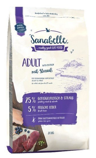 Sanabelle Adult Strauss - ze strusiem 400g Sanabelle Adult Strauss - ze strusiem 400g