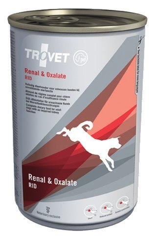 Trovet RID Renal & Oxalate dla psa puszka 400g Trovet RID Renal & Oxalate dla psa puszka 400g
