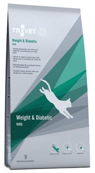 Trovet WRD Weight & Diabetic dla kota 3kg Trovet WRD Weight & Diabetic dla kota 3kg