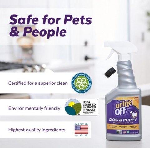 Urine Off Dog & Puppy Odor & Stain Remover - do usuwania plam moczu 118ml Urine Off Dog & Puppy Odor & Stain Remover - do usuwania plam moczu 118ml