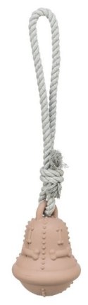 Trixie Zabawka Świąteczna dla psa Dzwonek z linką beżowy 12/36cm [TX-92018]