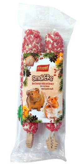Vitapol Smakers dla gryzoni - świąteczny (różowy) 2szt [3171]