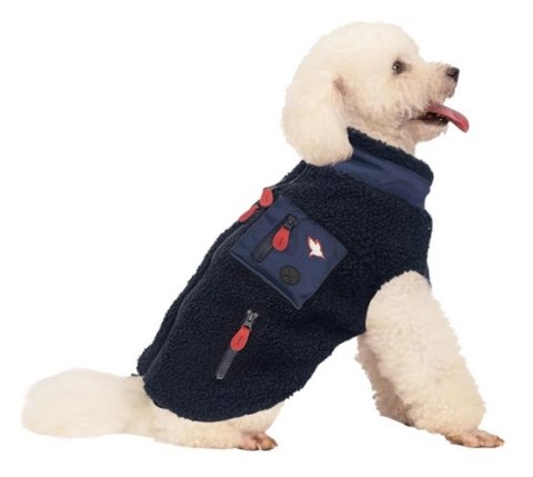 Zolux Ciepła bluza dla psa Bouclette R.30 granatowa