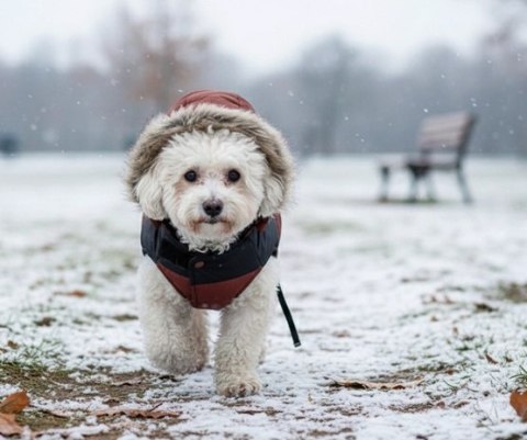 Zolux Kurtka puchowa dla psa New Mountain R.30 ceglasta