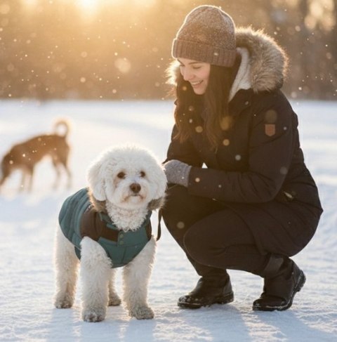 Zolux Kurtka puchowa dla psa New Mountain R.55 niebieska