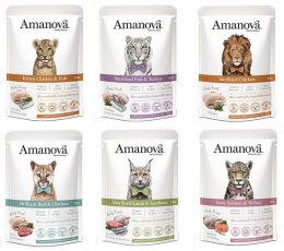Amanova Cat Zestaw saszetek 10x85g