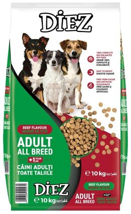 Diez Karma dla psa o smaku wołowiny 10 kg