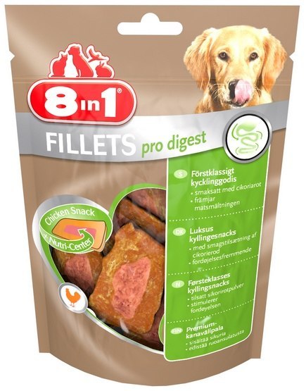 8in1 Fillets Pro Digest - przekąska na lepsze trawienie 80g 8in1 Fillets Pro Digest - przekąska na lepsze trawienie 80g