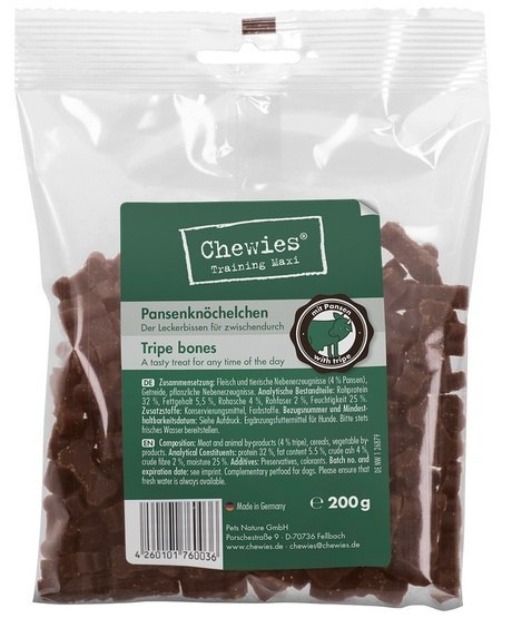 Chewies Goodies (Training) Kosteczki Maxi Żwacz 200g Chewies Goodies (Training) Kosteczki Maxi Żwacz 200g