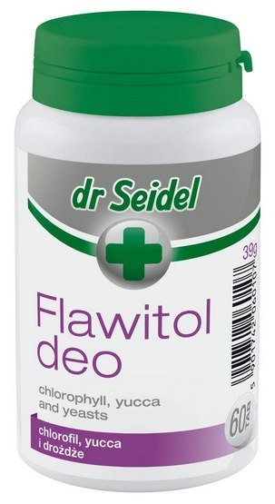 Dr Seidel Flawitol Deo z chlorofilem i Yucca Schidigera 60 tabl. Dr Seidel Flawitol Deo z chlorofilem i Yucca Schidigera 60 tabl.
