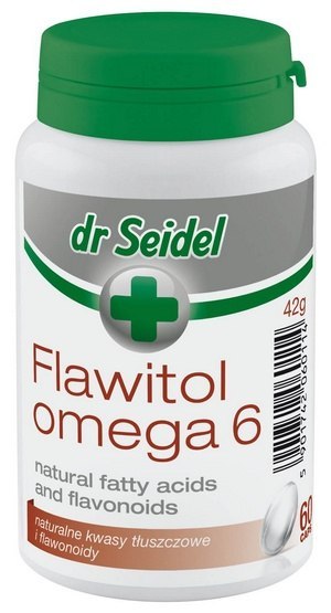 Dr Seidel Flawitol Omega 6 skóra i sierść - 60 kaps. Dr Seidel Flawitol Omega 6 skóra i sierść - 60 kaps.
