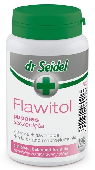 Dr Seidel Flawitol dla szczeniąt 120 tabl. Dr Seidel Flawitol dla szczeniąt 120 tabl.