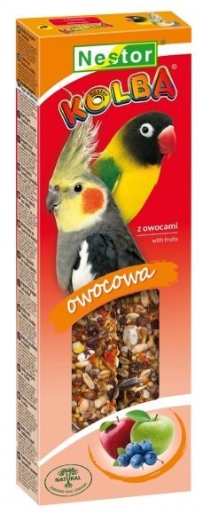 Nestor Kolba Papuga średnia owocowa 2szt Nestor Kolba Papuga średnia owocowa 2szt