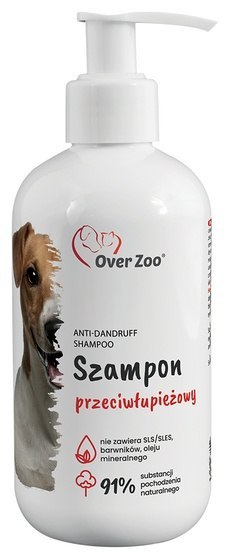 Over Zoo Szampon leczniczy przeciwłupieżowy 250ml Over Zoo Szampon leczniczy przeciwłupieżowy 250ml