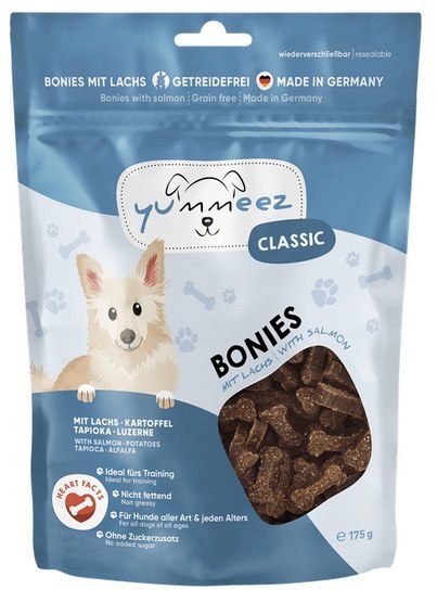 Yummeez bezzbożowe Kosteczki Łososiowe 175g Yummeez bezzbożowe Kosteczki Łososiowe 175g