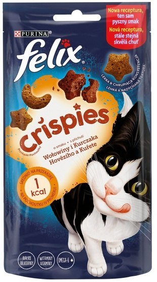 Felix Crispies Wołowina i Kurczak 45g Felix Crispies Wołowina i Kurczak 45g