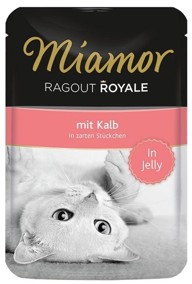 Miamor Ragout Royale z cielęciną w galaretce saszetka 100g Miamor Ragout Royale z cielęciną w galaretce saszetka 100g