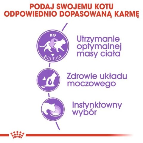 Royal Canin Sterilised w galaretce karma mokra dla kotów dorosłych, sterylizowanych saszetka 85g Royal Canin Sterilised w galaretce karma mokra dla kotów dorosłych, sterylizowanych saszetka 85g