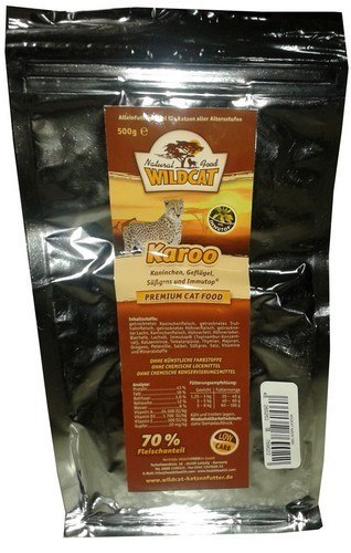 Wildcat Karoo - królik i drób 500g Wildcat Karoo - królik i drób 500g