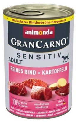 Animonda GranCarno Sensitiv Wołowina + ziemniaki puszka 400g