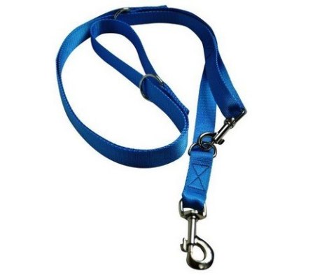 CHABA Smycz taśma regulowana - 20mm x 130/260cm niebieska CHABA Smycz taśma regulowana - 20mm x 130/260cm niebieska