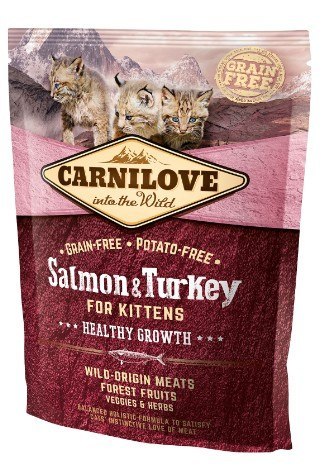 Carnilove Cat Salmon & Turkey for Kittens - łosoś i indyk 400g Carnilove Cat Salmon & Turkey for Kittens - łosoś i indyk 400g