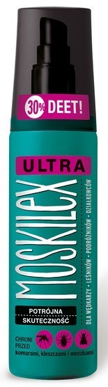DermaPharm Moskilex Ultra 90ml - dla ludzi przeciw kleszczom, komarom i meszkom DermaPharm Moskilex Ultra 90ml - dla ludzi przeciw kleszczom, komarom i meszkom