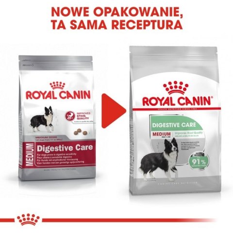 Royal Canin Medium Digestive Care karma sucha dla psów dorosłych, ras średnich o wrażliwym przewodzie pokarmowym 3kg Royal Canin Medium Digestive Care karma sucha dla psów dorosłych, ras średnich o wrażliwym przewodzie pokarmowym 3kg