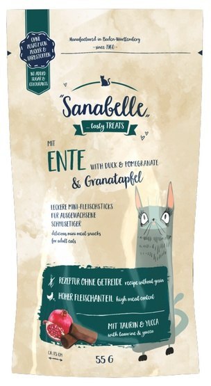 Sanabelle Snack Kaczka & Granat 55g Sanabelle Snack Kaczka & Granat 55g