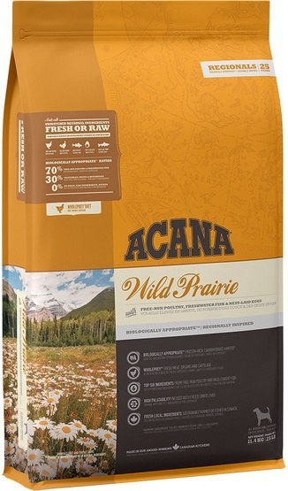 Acana Highest Protein Wild Prairie Dog 11,4kg Acana Highest Protein Wild Prairie Dog 11,4kg