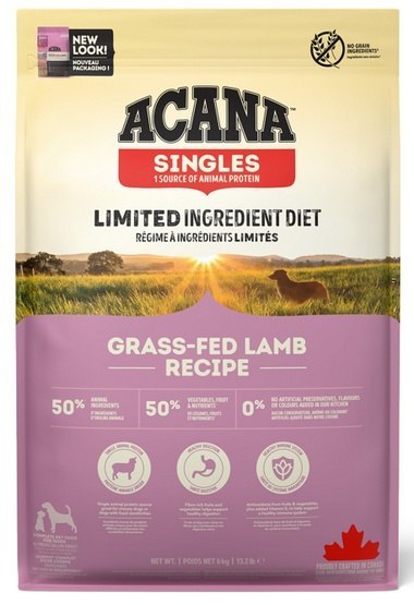 Acana Singles Grass-Fed Lamb 6kg Acana Singles Grass-Fed Lamb 6kg