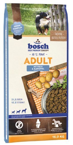 Bosch Adult Fish & Potato 15kg Bosch Adult Fish & Potato 15kg