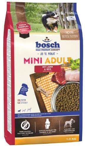 Bosch Mini Adult Lamm & Reis - Jagnięcina i ryż 1kg Bosch Mini Adult Lamm & Reis - Jagnięcina i ryż 1kg