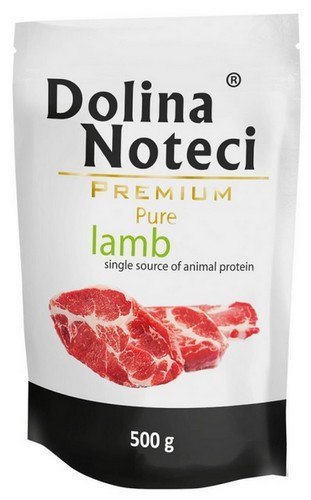 Dolina Noteci Premium Pies Pure Jagnięcina saszetka 500g Dolina Noteci Premium Pies Pure Jagnięcina saszetka 500g