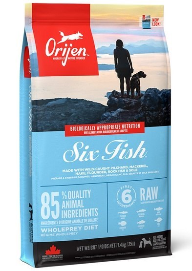 Orijen Adult 6 Fresh Fish 11,4kg Orijen Adult 6 Fresh Fish 11,4kg