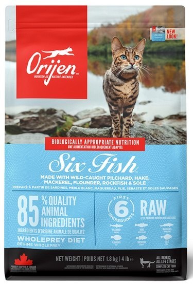 Orijen Cat 6 Fish 1,8kg Orijen Cat 6 Fish 1,8kg