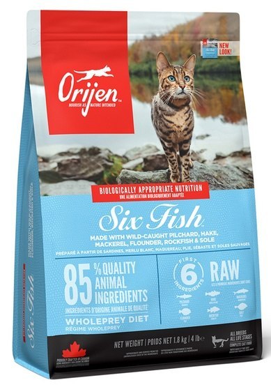 Orijen Cat 6 Fish 1,8kg Orijen Cat 6 Fish 1,8kg