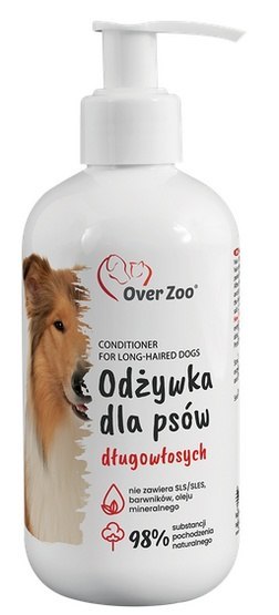 Over Zoo Odżywka dla psów długowłosych 240ml Over Zoo Odżywka dla psów długowłosych 240ml