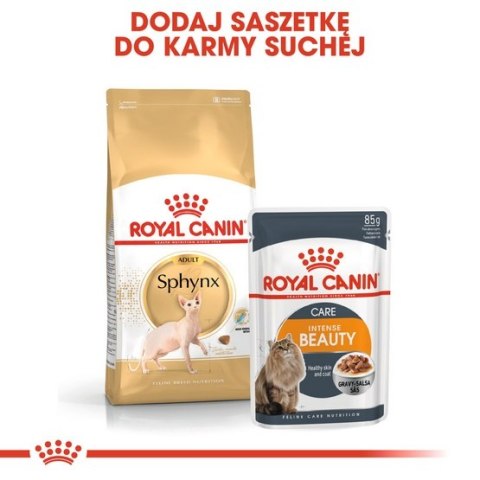 Royal Canin Sphynx Adult karma sucha dla kotów dorosłych rasy sfinks 400g Royal Canin Sphynx Adult karma sucha dla kotów dorosłych rasy sfinks 400g