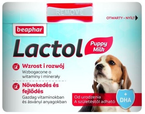 Beaphar Lactol Puppy Milk - preparat mlekozastępczy dla szczeniąt 250g Beaphar Lactol Puppy Milk - preparat mlekozastępczy dla szczeniąt 250g