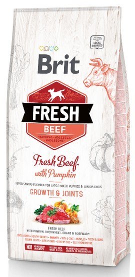 Brit Fresh Dog Puppy Large Beef & Pumpkin 12kg Brit Fresh Dog Puppy Large Beef & Pumpkin 12kg