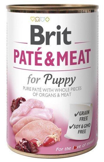 Brit Pate & Meat Dog Puppy puszka 800g Brit Pate & Meat Dog Puppy puszka 800g