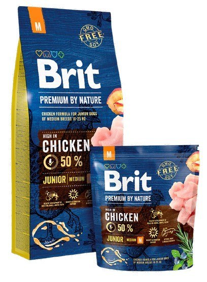Brit Premium By Nature Junior M Medium 3kg Brit Premium By Nature Junior M Medium 3kg