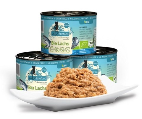 Catz Finefood Bio N.513 Łosoś puszka 200g Catz Finefood Bio N.513 Łosoś puszka 200g