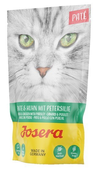 Josera Pasztet Kaczka & kurczak z pietruszką saszetka 85g Josera Pasztet Kaczka & kurczak z pietruszką saszetka 85g
