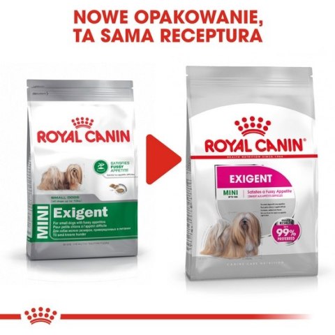 Royal Canin Mini Exigent karma sucha dla psów dorosłych, ras małych, wybrednych 1kg Royal Canin Mini Exigent karma sucha dla psów dorosłych, ras małych, wybrednych 1kg