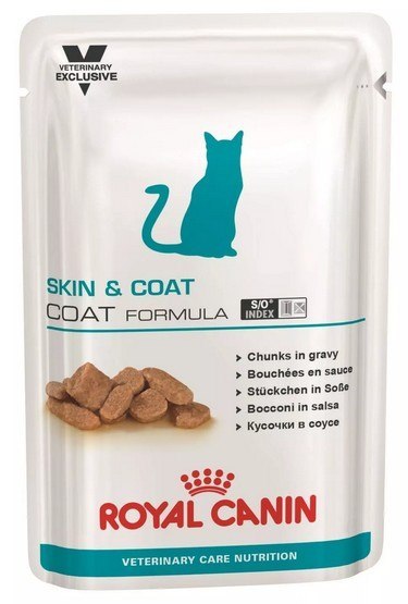 Royal Canin Veterinary Care Nutrition Feline Skin & Coat saszetka 85g Royal Canin Veterinary Care Nutrition Feline Skin & Coat saszetka 85g